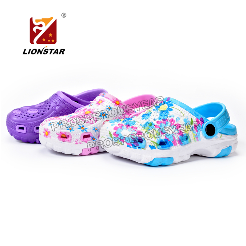 Children Junior Clogs Two Tone Color