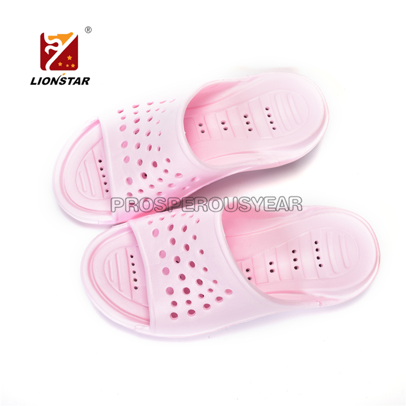2023 designer unisex water leaking woman eva bath slipper sandal